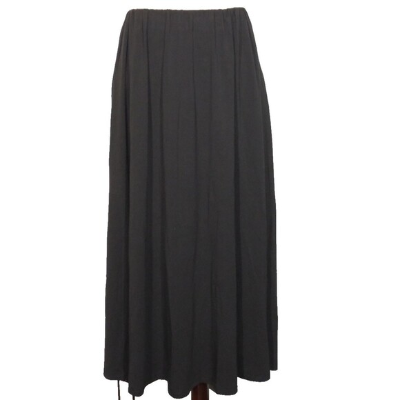 OGL Gray Cotton Blend Umbrella Maxi Skirt With Pockets Size Small - Picture 6 of 10